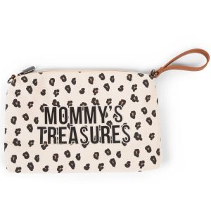 “Mommy’s Treasures” Retikül – Vászon – leopárd mintás